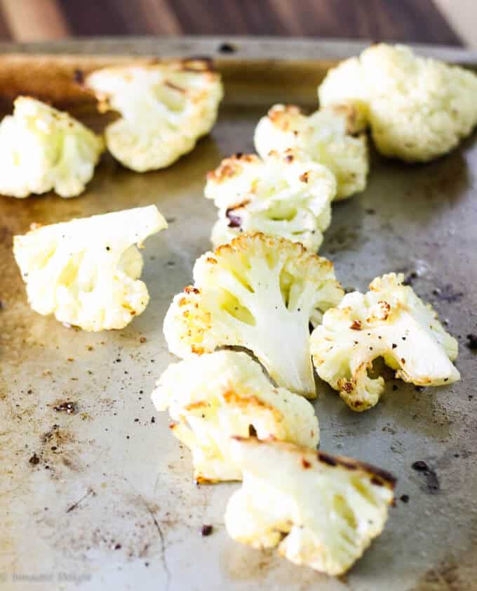 Roasted cauliflower