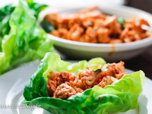 Buffalo Turkey Lettuce Wraps With Carrot Celery Slaw Eating European