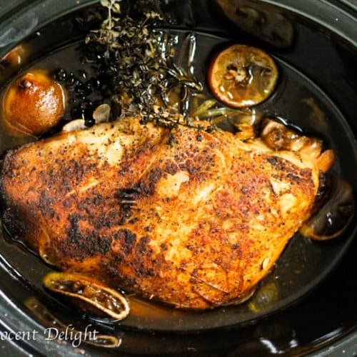 slow cooking turkey in oven