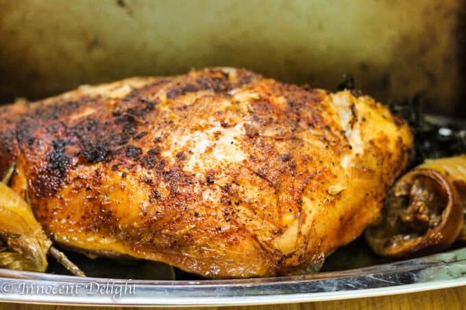 Crispy Skin Slow Cooker Turkey (& Homemade Gravy) - Cafe Delites