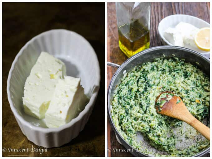 Greek Spinach Rice with Feta