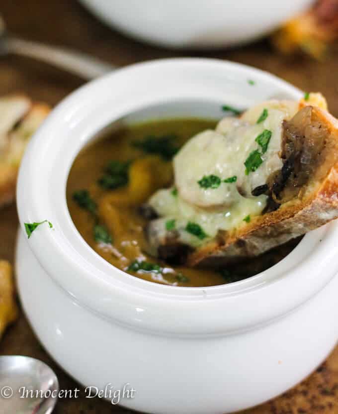 Truffled Butternut Squash and Mushroom Soup