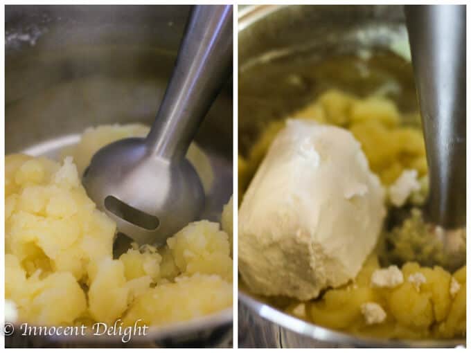 autêntica polonês pierogi com batatas e queijo