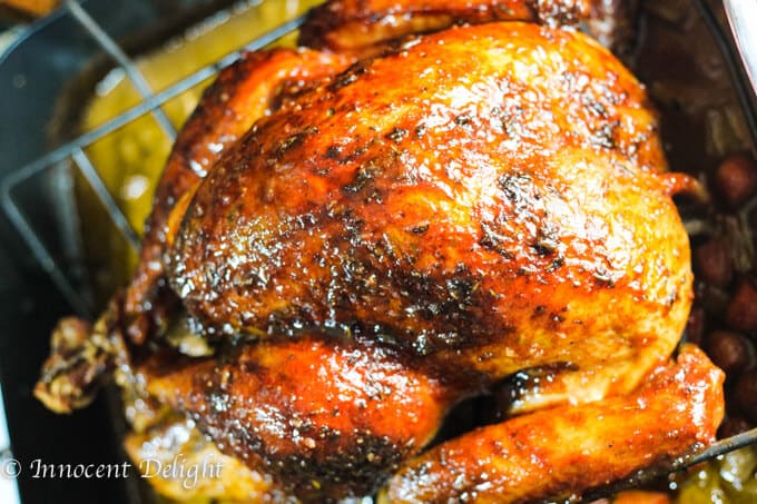 Maple-Butter-Glazed Turkey Recipe