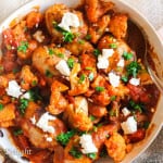 Greek Chicken with Tomatoes, Cauliflower and Feta