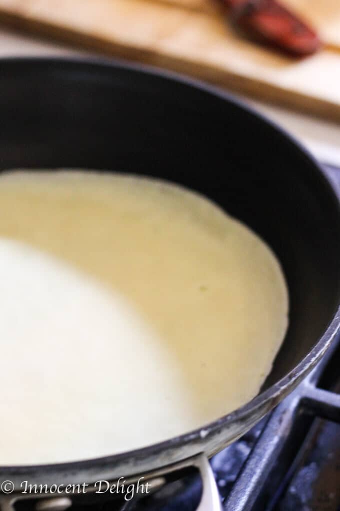 Perfect French Crepes - one of the most popular French street food is not as complicated to make as it may sound. For this easy recipe blender does most of the job.