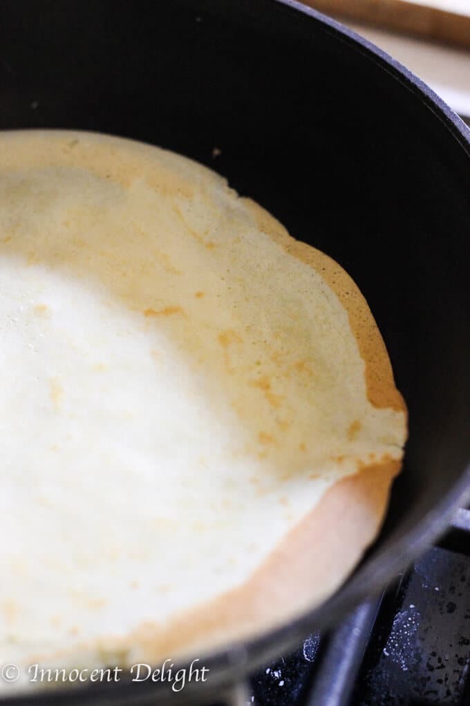 Perfect French Crepes - one of the most popular French street food is not as complicated to make as it may sound. For this easy recipe blender does most of the job.