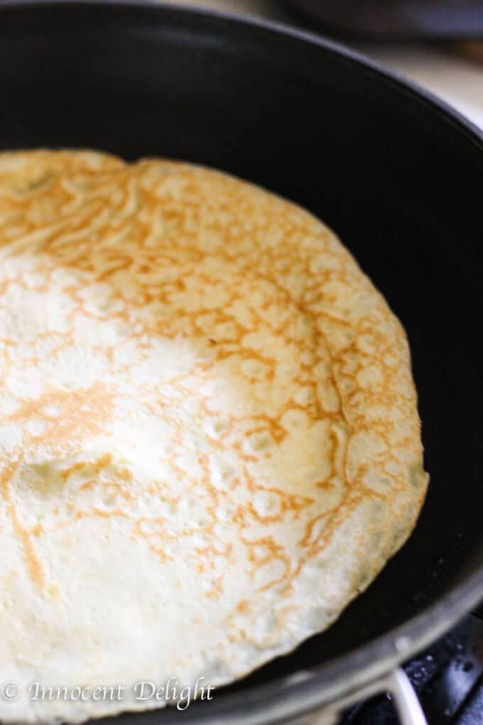 Perfect French Crepes - one of the most popular French street food is not as complicated to make as it may sound. For this easy recipe blender does most of the job.