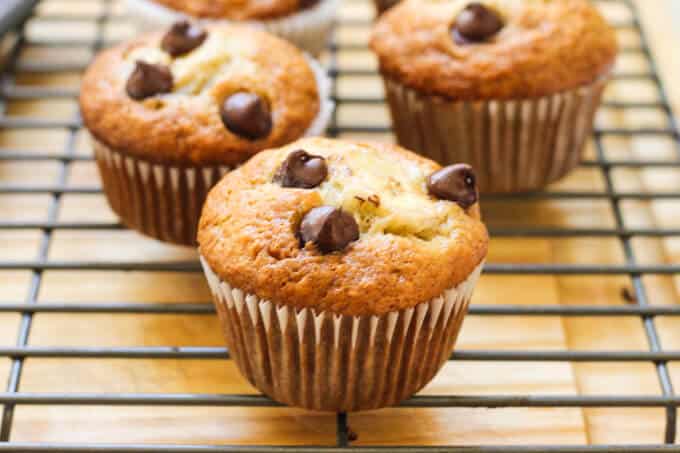 Banana Chocolate Chip Muffins