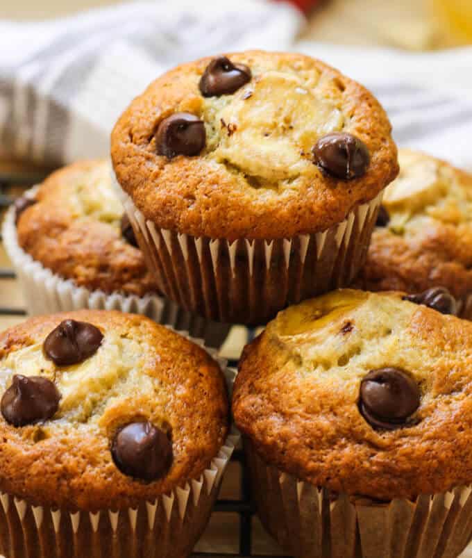 Banana Chocolate Chip Muffins