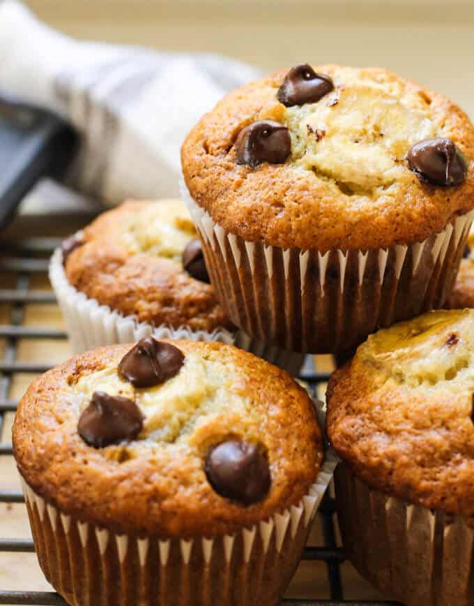 Banana Chocolate Chip Muffins