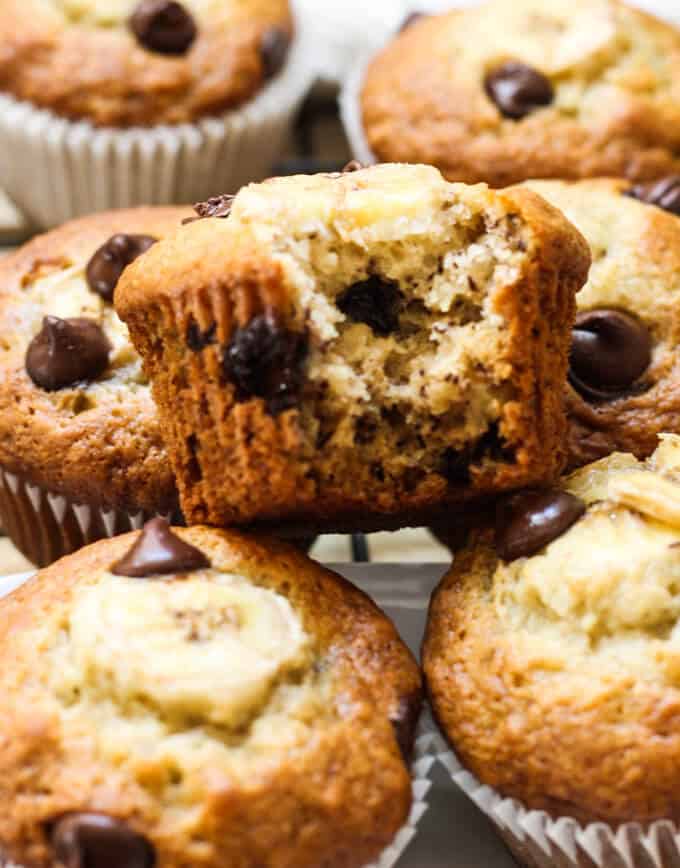 Banana Chocolate Chip Muffins