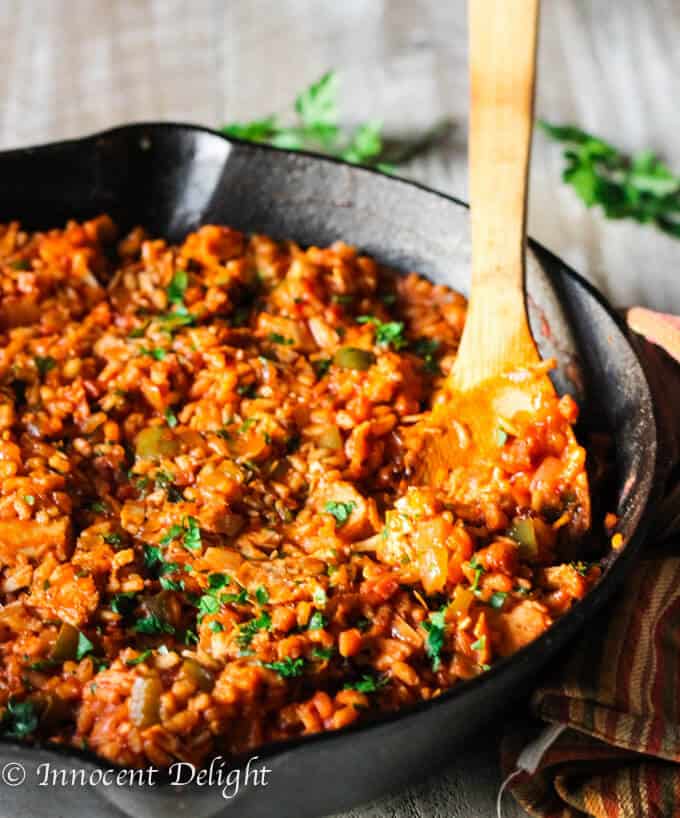 Leftover Turkey Spanish Rice - Eating European