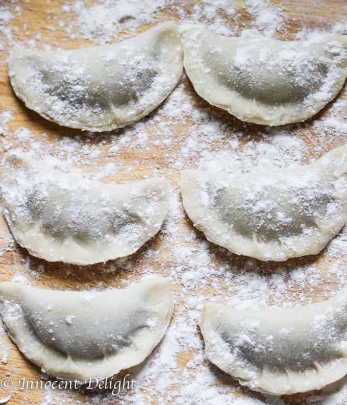 Sauerkraut and Mushrooms Pierogi from Scratch