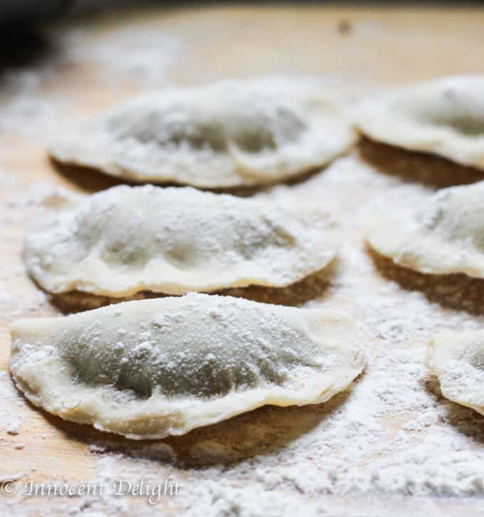 Sauerkraut and Mushrooms Pierogi from Scratch