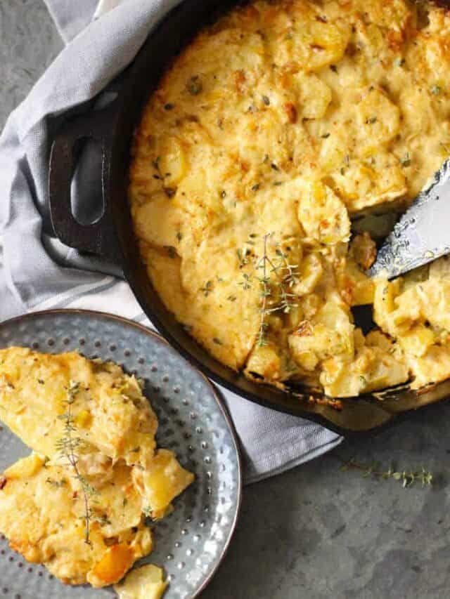 This Potato Leek Casserole is a Match Made in Heaven Try it Today