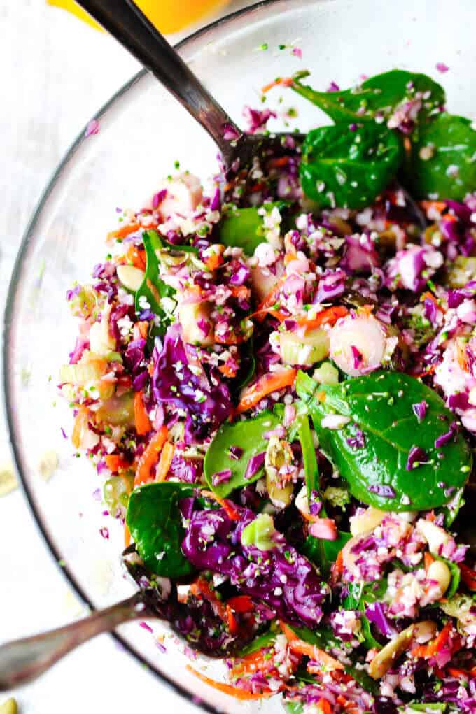 Perfect Detox Salad with Meyer Lemon Dressing