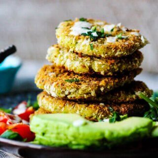 These Chickpea Egg Fritters with Tahini Sauce is a vegetarian treat for either lunch or dinner. It can be served with simple side veggies like avocados, greens and tomatoes, and in a pita bread or on a bun. The choice is yours.