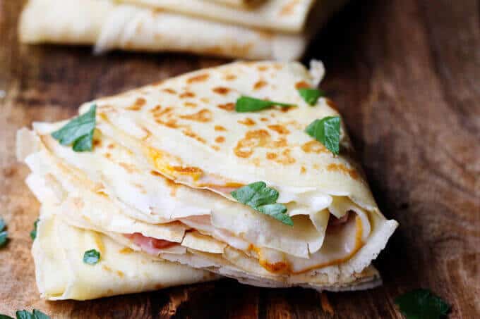 Ham And Cheese Crepes Perfect French Street Food Eating European