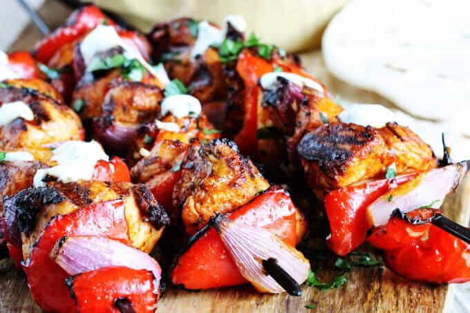 Middle eastern outlet chicken kebabs