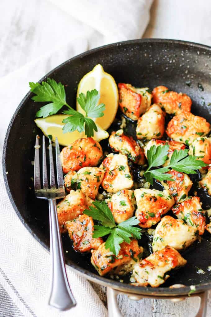 Jacques Pepin Chicken with Garlic and Parsley