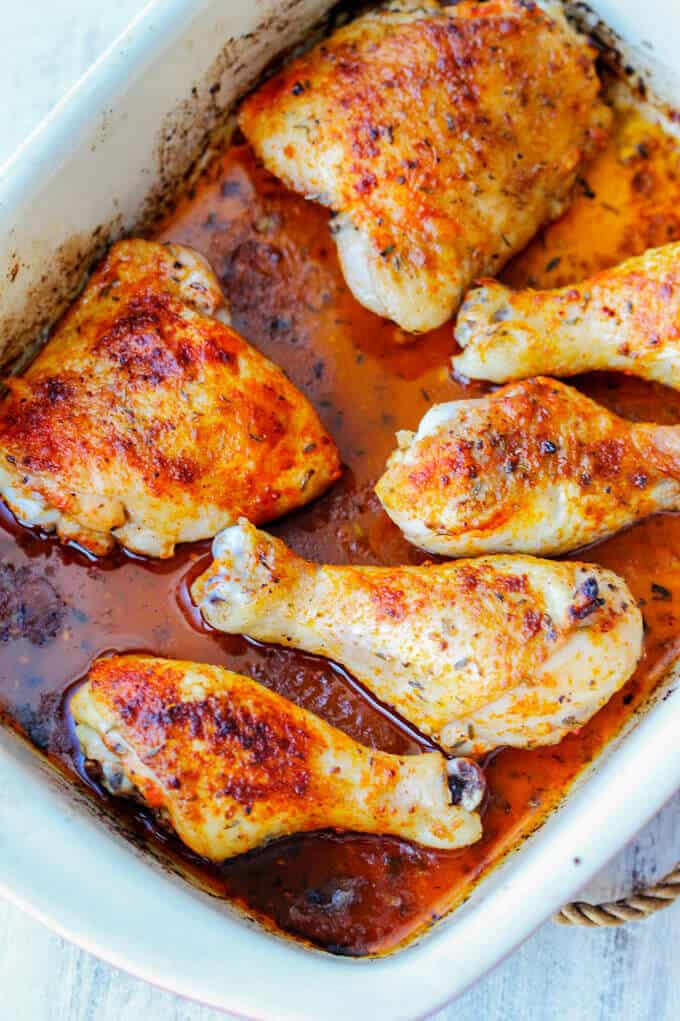 easy chicken leg oven recipes - setkab.com