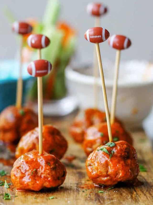 BUFFALO TURKEY MEATBALLS GAME DAY APPETIZER Eating European