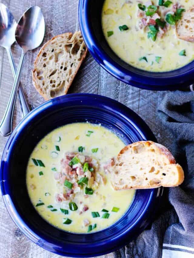 HAM AND CHEESE SOUP WITH WHITE WINE & GRUYERE Eating European