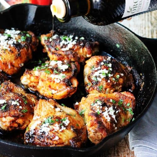 Olive Oil Chicken Thighs Mediterranean Style Eating European