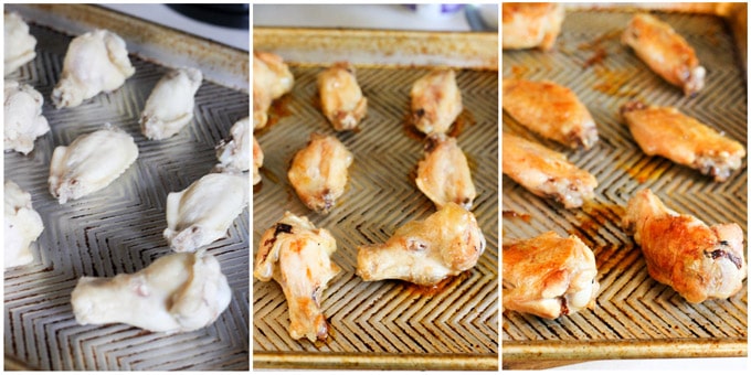 Steps to make crispy chicken wings in the oven