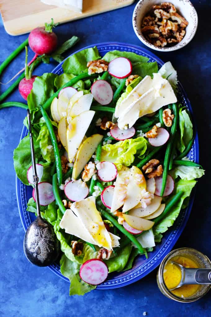 French salad recipe with French Vinaigrette 