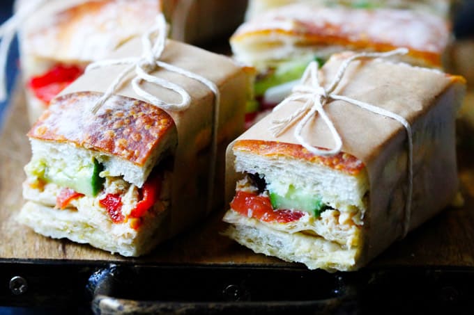 French Sandwich Pan Bagnat for Picnic