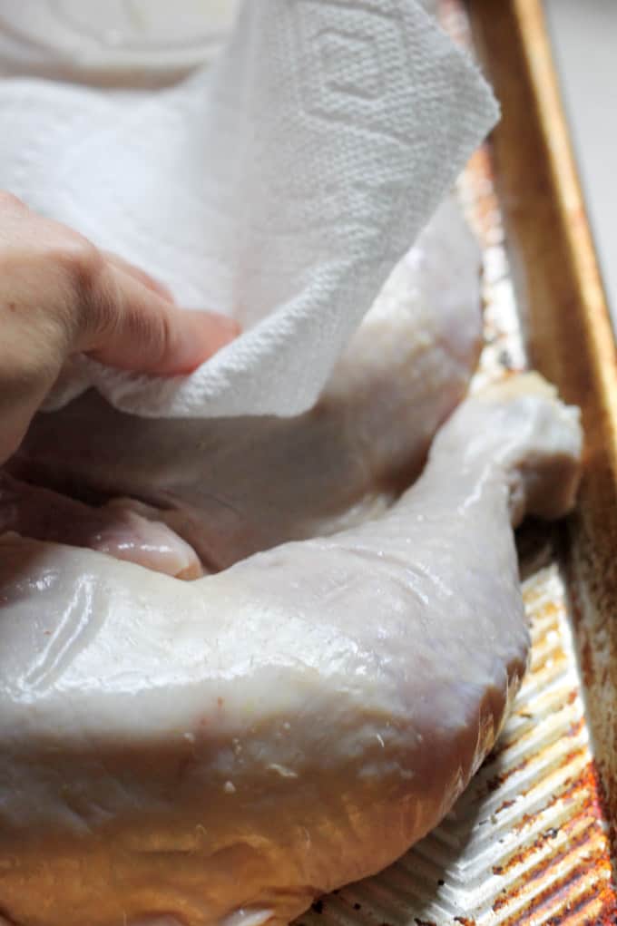 Slow Roasted Chicken Leg Quarters with Crispy Skin Eating European