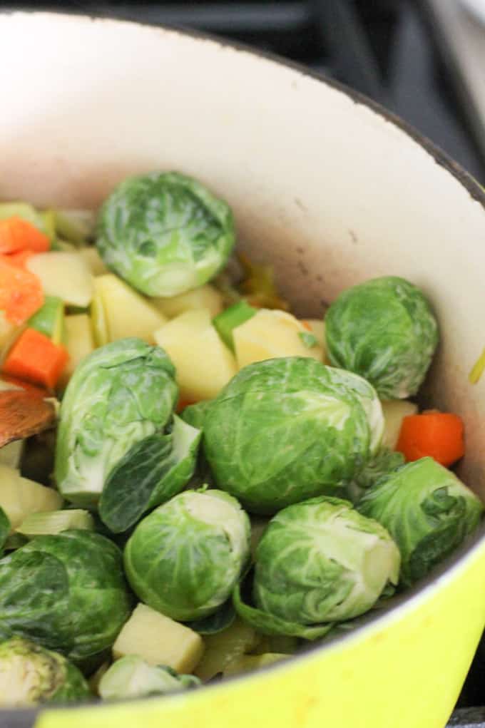 Brussels Sprouts Soup Recipe (European Style) Eating European