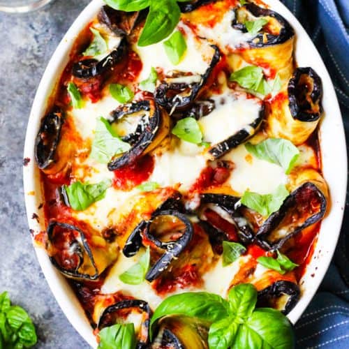 Eggplant Rollatini Recipe (Parmigiana Style) Eating European