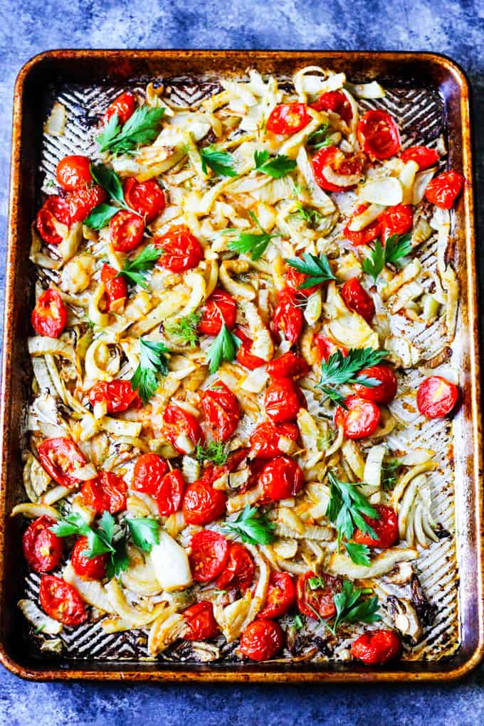 Roasted Fennel with Tomatoes (Italian Style) - Eating European