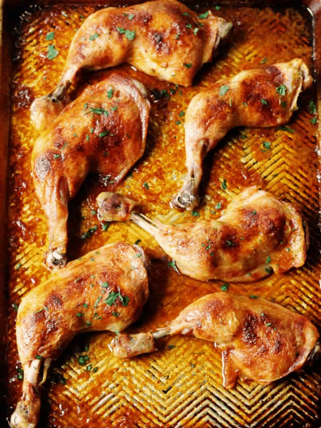 Roasted Chicken Leg Quarters Story Eating European