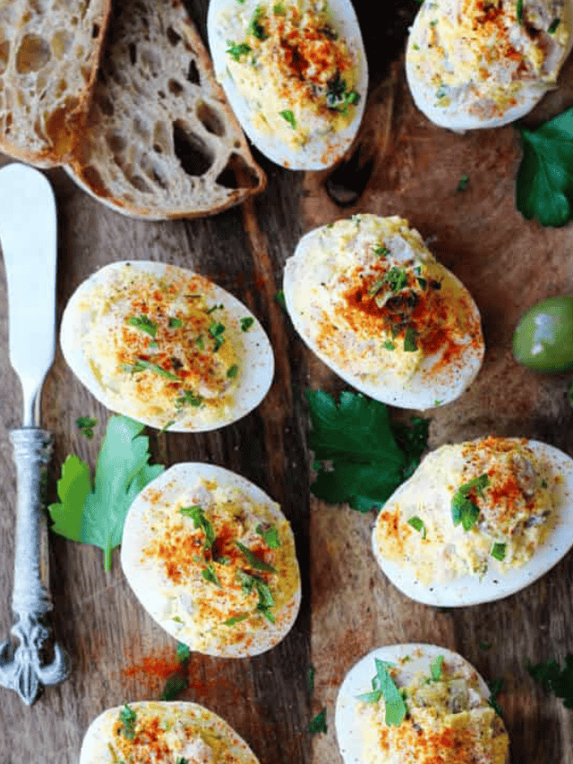 Irresistible Ham and Cheese Stuffed Eggs