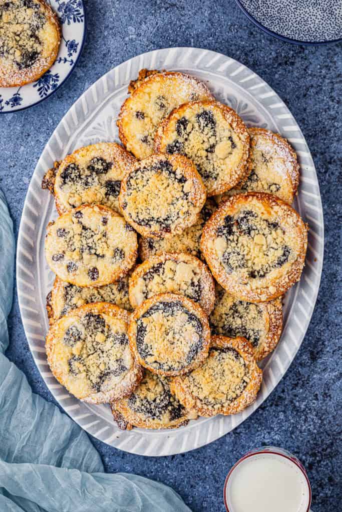 Kolache  on  a bog plate