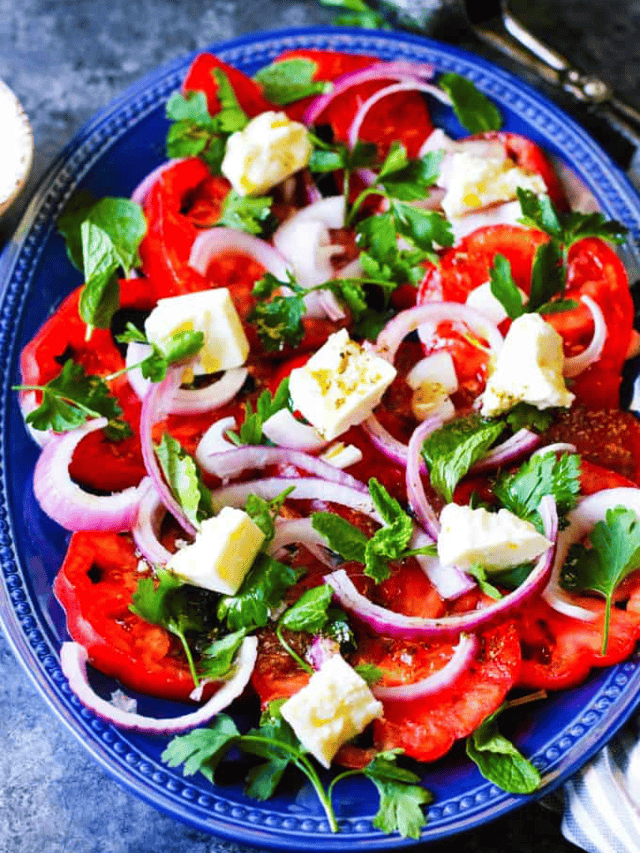Mediterranean Tomato Feta Salad