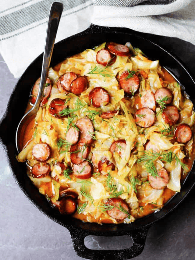 Polish Kielbasa and Cabbage