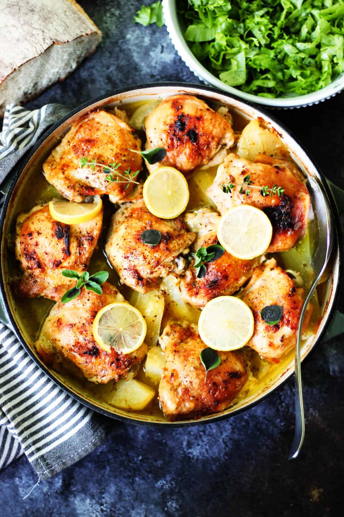 Greek Lemon Chicken and Potatoes